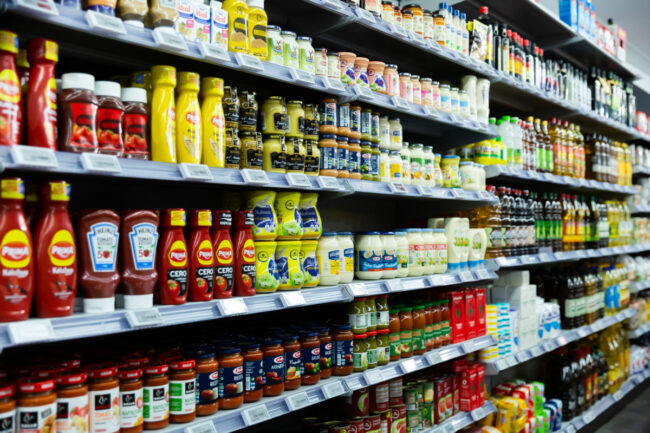 Grocery shelf