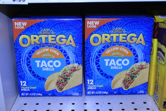 ortega taco shells