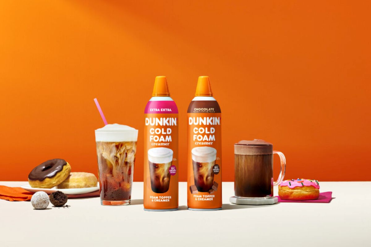 Dunkin' brings cold foam to retail aisles