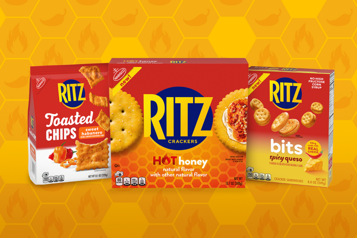 Mondelez introduces Ritz Hot Honey crackers