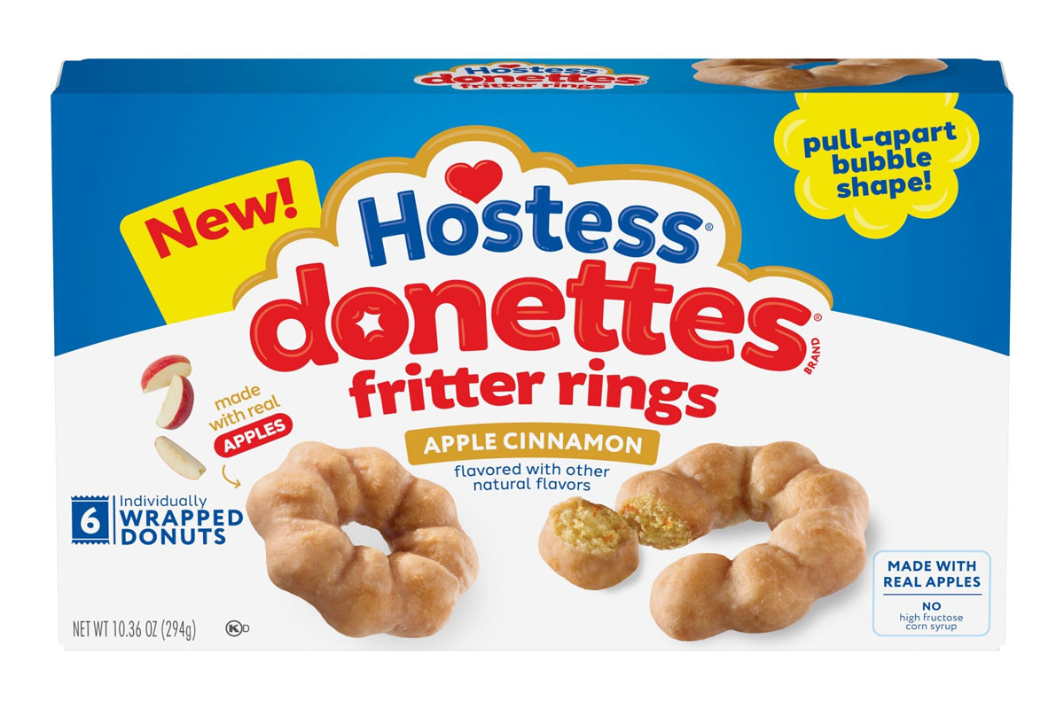 Hostess unveils Donettes Apple Cinnamon Fritter Rings