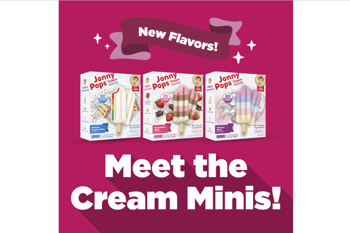 JonnyPops adds mini cream pop flavors