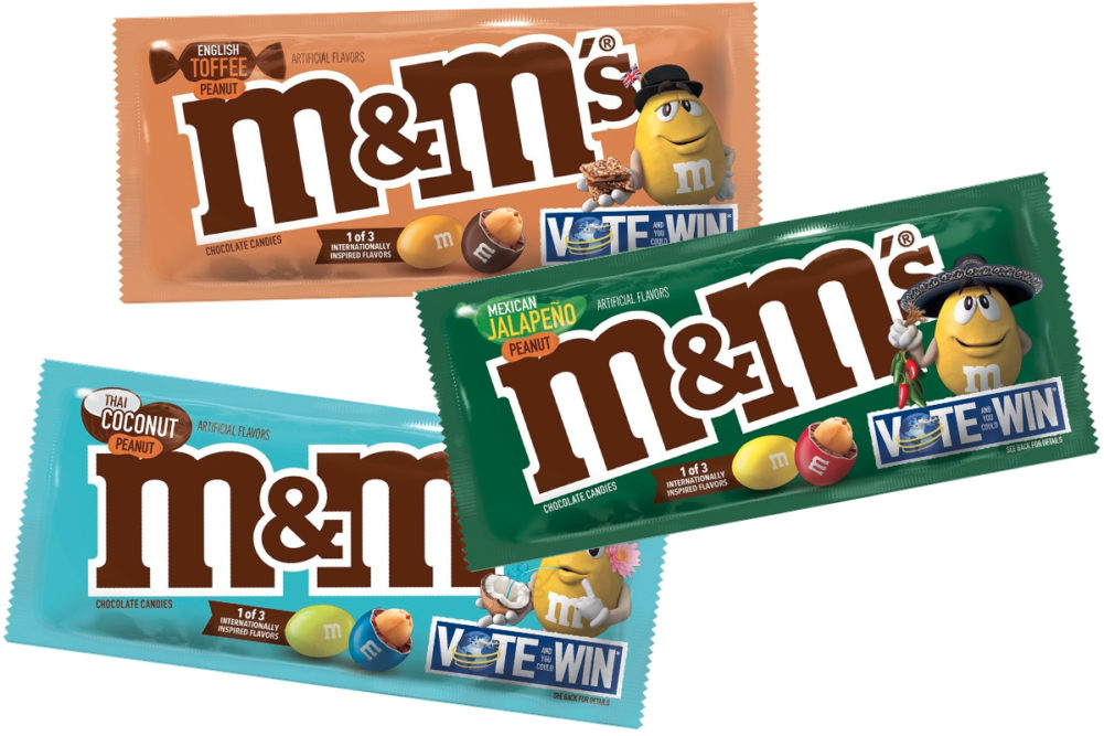 The Newest M&M's Flavor Vote Winner is an English Toffee Taste
